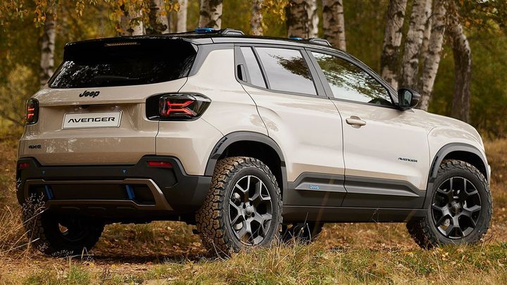 Jeep Avenger 4x4 Concept - posterior Jeep Avenger 4x4 Concept - posterior