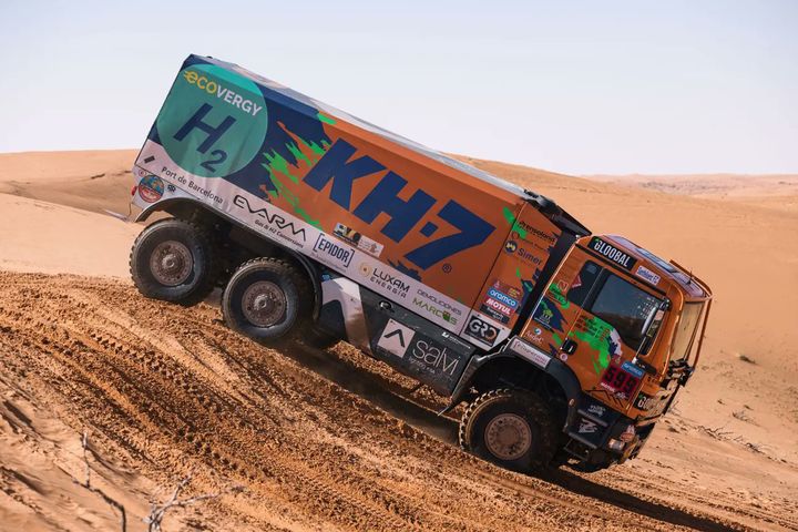 El distinto y particular Dakar de Jordi Juvanteny y del camión de hidrógeno del KH-7 Epsilon El distinto y particular Dakar de Jordi Juvanteny y del camión de hidrógeno del KH-7 Epsilon
