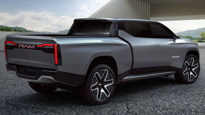 RAM 1500 Revolution BEV Concept - posterior RAM 1500 Revolution BEV Concept - posterior