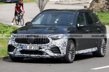 El destapado Mercedes-AMG GLC 63 2023 sigue sus pruebas en los Alpes El destapado Mercedes-AMG GLC 63 2023 sigue sus pruebas en los Alpes