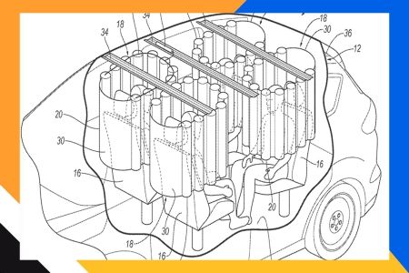 Una filtración revela la patente de unos airbags de Ford para coches autónomos Una filtración revela la patente de unos airbags de Ford para coches autónomos