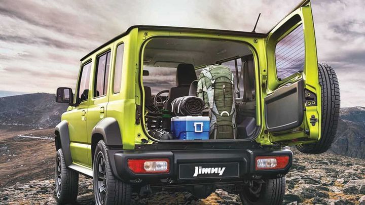 Suzuki Jimny de 5 puertas - maletero Suzuki Jimny de 5 puertas - maletero