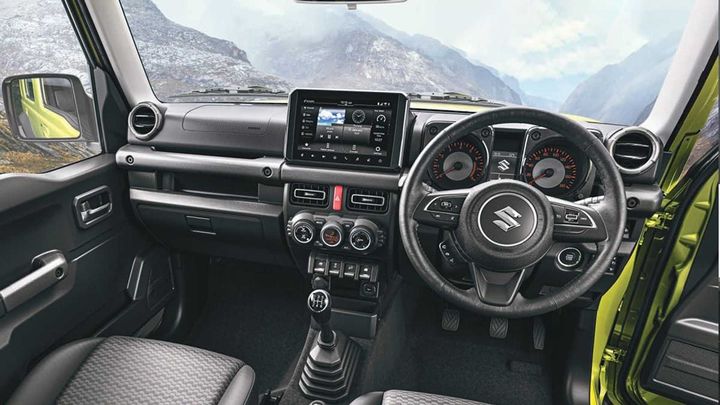 Suzuki Jimny de 5 puertas - interior Suzuki Jimny de 5 puertas - interior