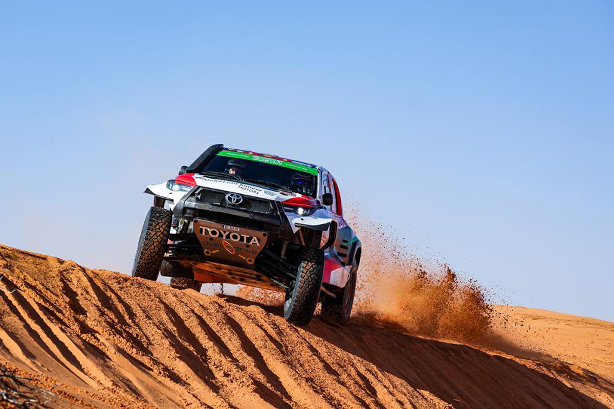 El saudí Yazeed Al-Rajhi se desquita logrando la victoria en la séptima etapa del Dakar El saudí Yazeed Al-Rajhi se desquita logrando la victoria en la séptima etapa del Dakar